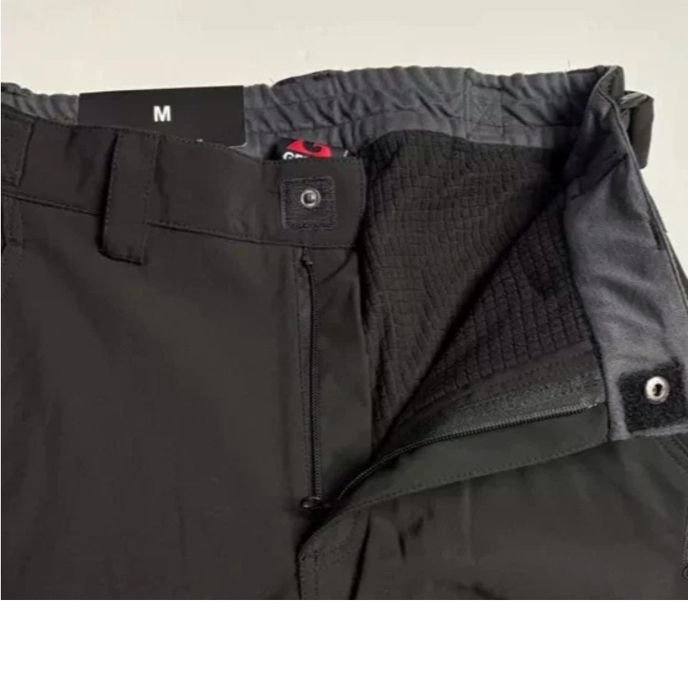 Gerry Men’s M Black Snow Pants 4-Way Stretch Fleece Lined Waterproof winter snow - Picture 5 of 14
